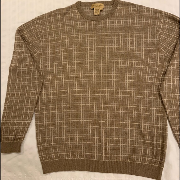 - Men’s taupe patterned sweater/tricots st raphael - Picture 3 of 6